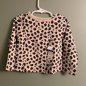 Garanimals animal print toddler girl long sleeves tee, . Size 24M.